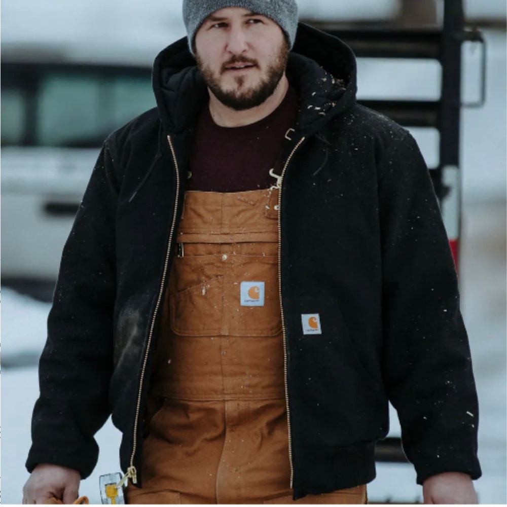 Men's Carhartt Firm Warmest Jacket in black medium